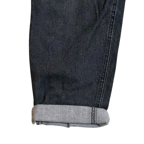 GAP Denim Maternity Overalls — Size L — Dark Wash Adjustable Bib Jean Overalls - Picture 5 of 15